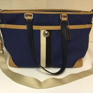 Coach Large Canvas Tote Diaper Bag/Laptop Bag